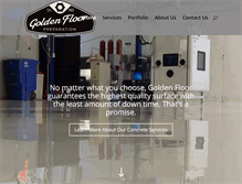 Tablet Screenshot of goldenfloorprep.com